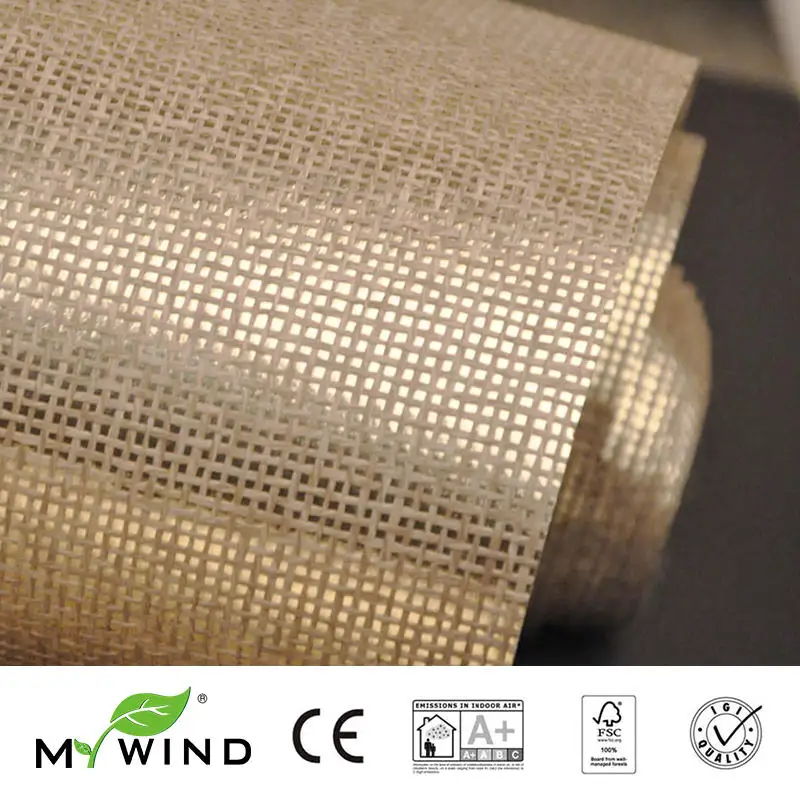 Коллекция 2019 года настенная бумага MY WIND Grasscloth Роскошный натуральный материал