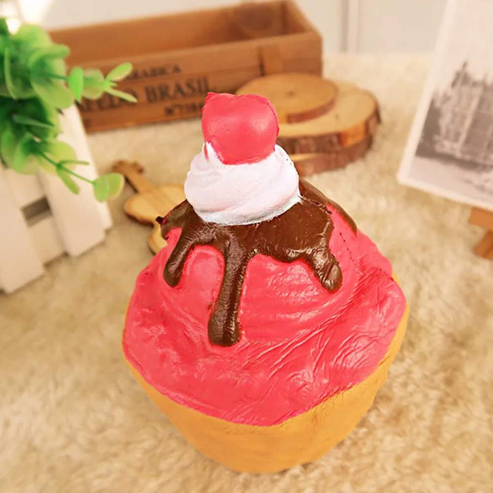 Squishies Красивая посылка, сладкий торт, мороженое, медленно поднимающиеся сжимаемые игрушки, игрушки для снятия стресса, мягкие Мультяшные игрушки, Новинка