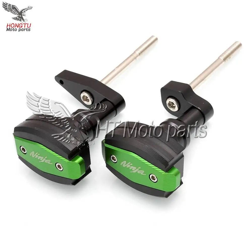 Motorcycle CNC Frame Sliders Falling Protection Anti Crash Pad Sides For Kawasaki Ninja 650R ER6N ER-6N ER6F ER-6F 2012-2016 | Автомобили
