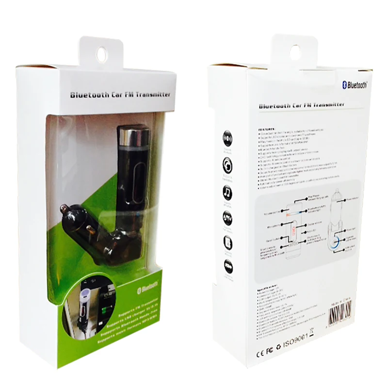 Автомобиль MP3 плеер Беспроводной Bluetooth fm передатчик радио адаптер со