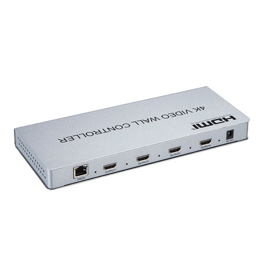 Видеостена контроллер 2x2 1 HDMI/DVI Вход 4 HDMI Выход 4 K ТВ процессор изображения шить 4 ТВ показывает Экран Сращивание