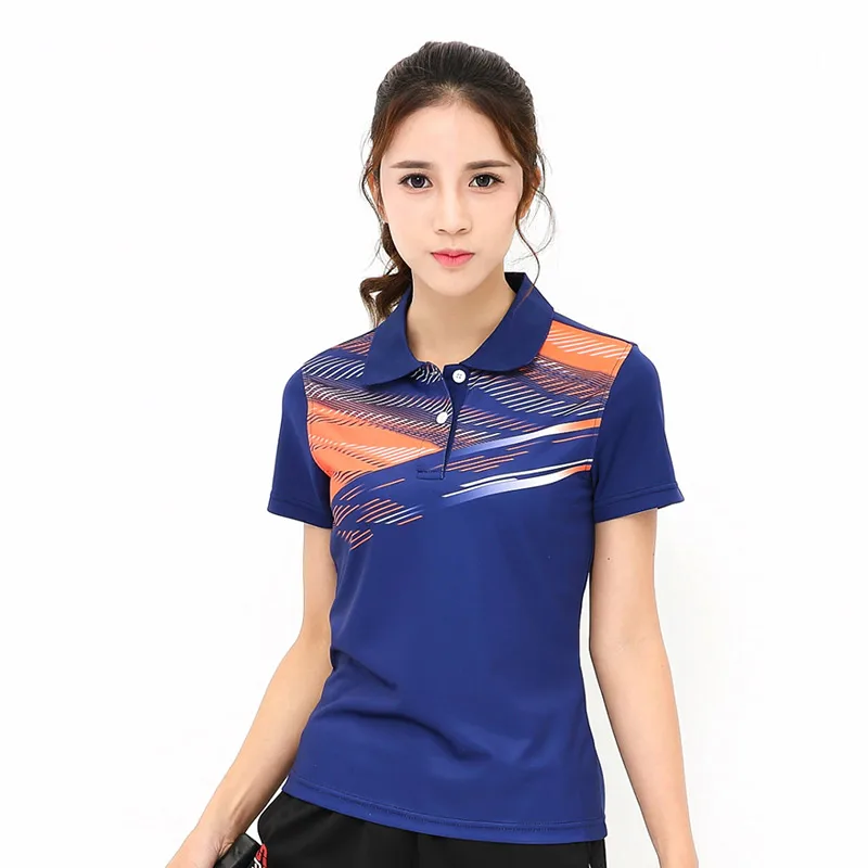 Рубашка для бадминтона с бесплатным принтом мужчин и женщин Спортивная футболка