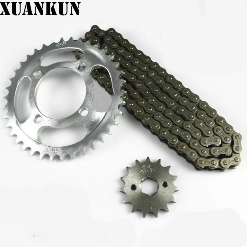 Мотоциклетная цепь XUANKUN FXD125 размер цепи шестеренка колесо маховик|gear chain|motorcycle