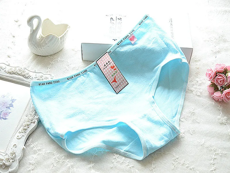 Мода 918 женское нижнее белье 2017 хлопок милые девушки короткие трусы удобные