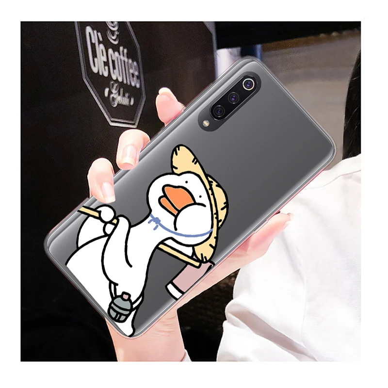 Милый ТПУ чехол для XiaoMi Mi 9 8 Pro SE Lite 6 5 5S Plus A1 A2 A3 мягкий прозрачный силиконовый