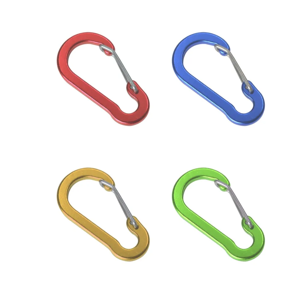 New 6pcs Fishing Lanyards Boating Ropes Retention String Fishing Rope with Camping Carabiner Secure Lock Fishing Tools Acces