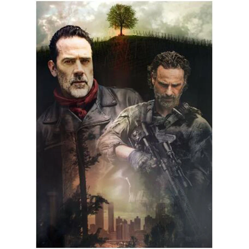 Новый DIY 5d полный квадратный/круглый Алмазная вышивка The Walking Dead картина крестиком