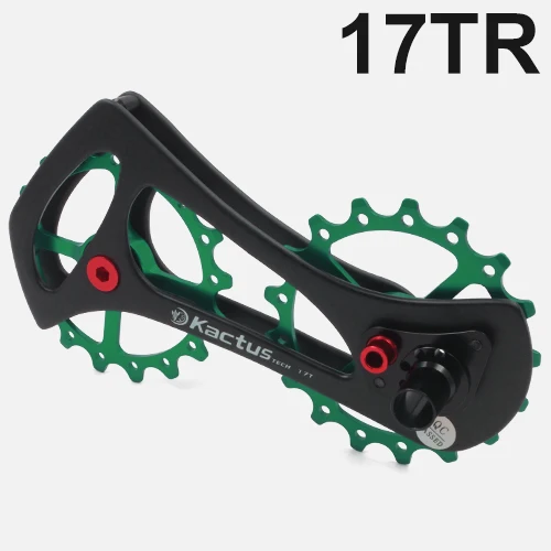 17TR-Ceramic bearing Kactus tech 17ts 17tr керамический NSK стальной подшипник УГЛЕРОДНЫЙ Задний переключатель передач велосипедный направляющий велосипед колесо велосипед жокейский приводной ремённой шкив набор - Цвет: 17TR-Ceramic bearing