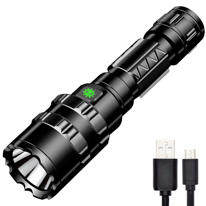 Светодиодный тактический вспышки светильник светодиодный USB Перезаряжаемые 6000LM