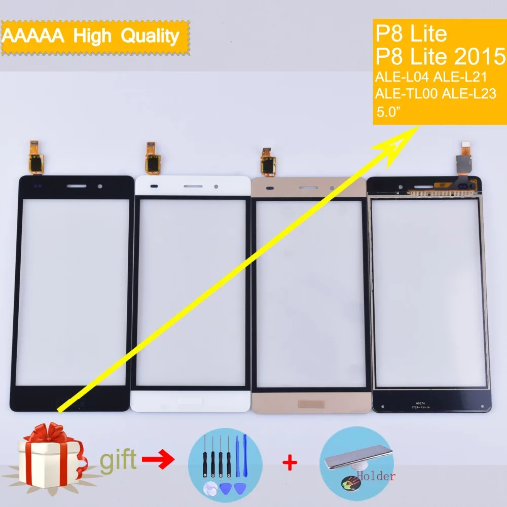 

For Huawei P8 Lite ALE-L04 ALE-L21 ALE-TL00 ALE-L23 Touch Screen Touch Panel Sensor Digitizer Front Glass Touchscreen NO LCD