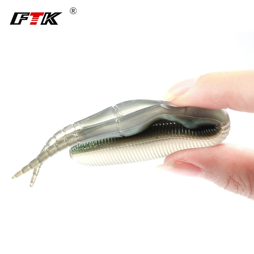 ФТК 4 шт./лот Высота каблука 14 см/10g мягкие черви для рыбалки Pesca Swimbait Jig Head приманки