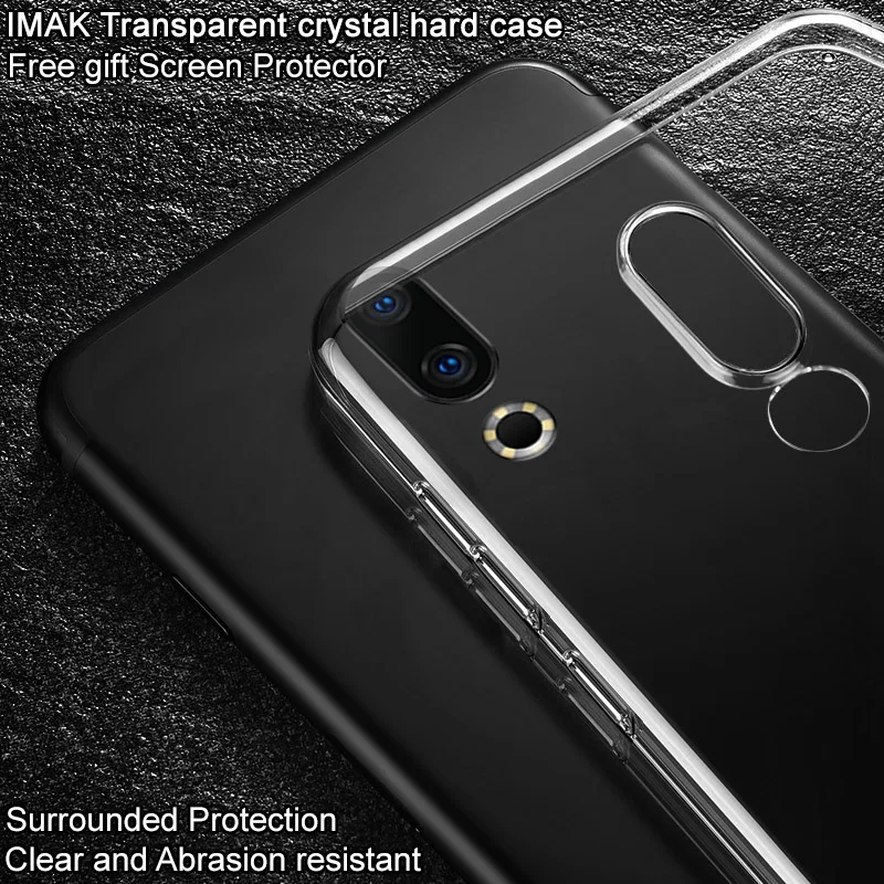 Imak Air кристально прозрачный чехол для Meizu 16th Plus 16 X Жесткий пластиковый Чехол