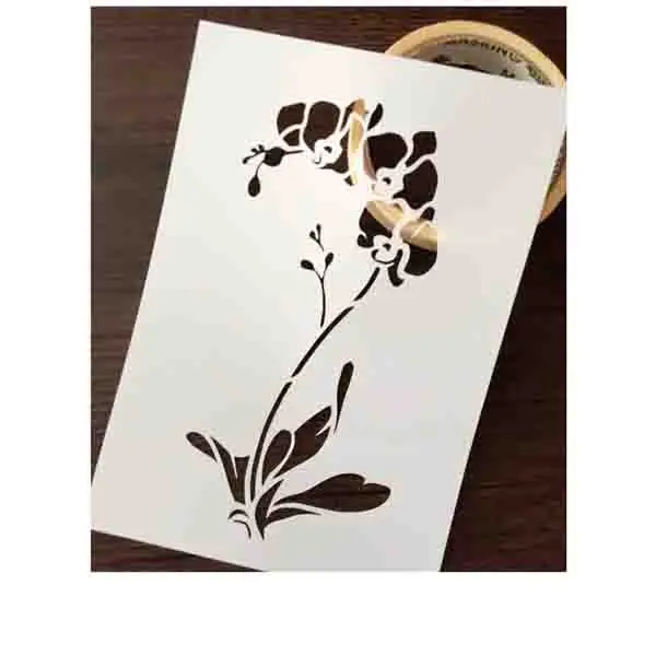 Орхидея Скрапбукинг Инструмент карты DIY альбом маскирующий спрей нарисованный