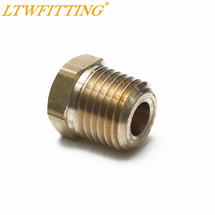 Латунная Труба LTWFITTING фитинги с шестигранной головкой 1/4 дюйма наружная резьба NPT