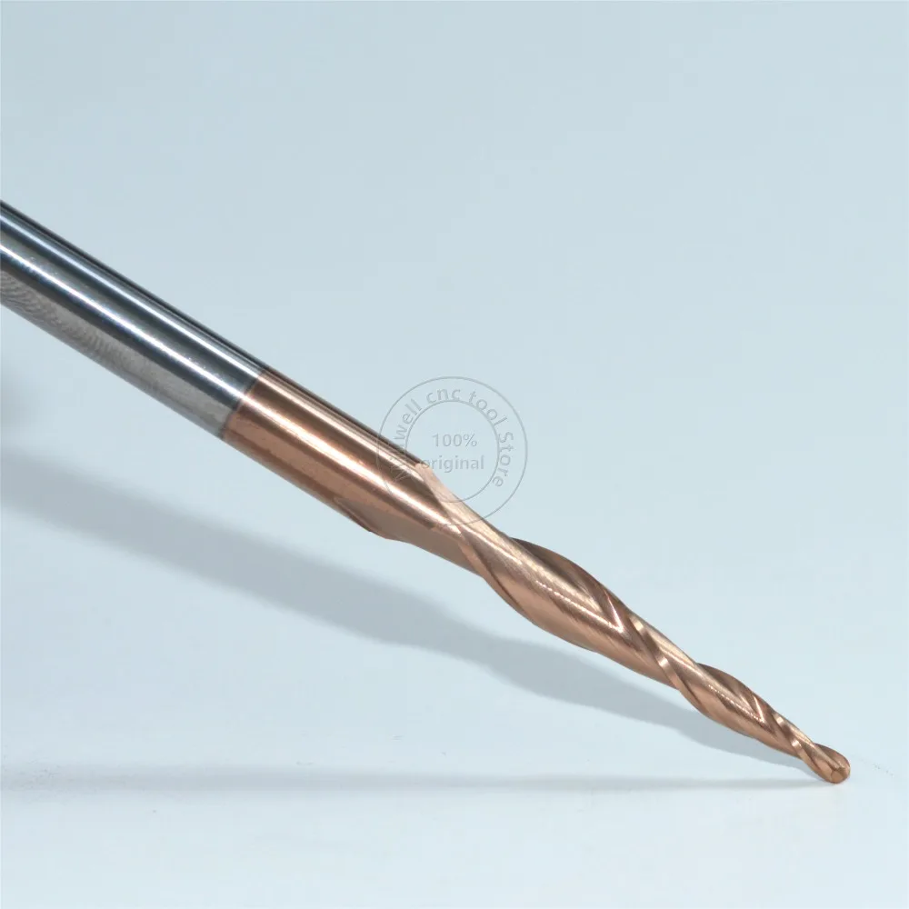 Бесплатная shipping-10PCS R1 * D6 30 5 80L 2F HRC55 Вольфрам с твердосплавным покрытием