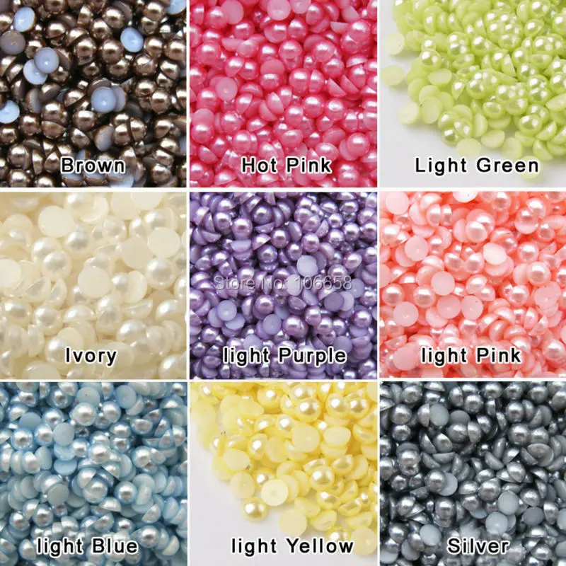 Круглые бусины с имитацией под жемчуг 2/3/4/5/6/8/10 мм|beads loose|beads beadspearl beads round |