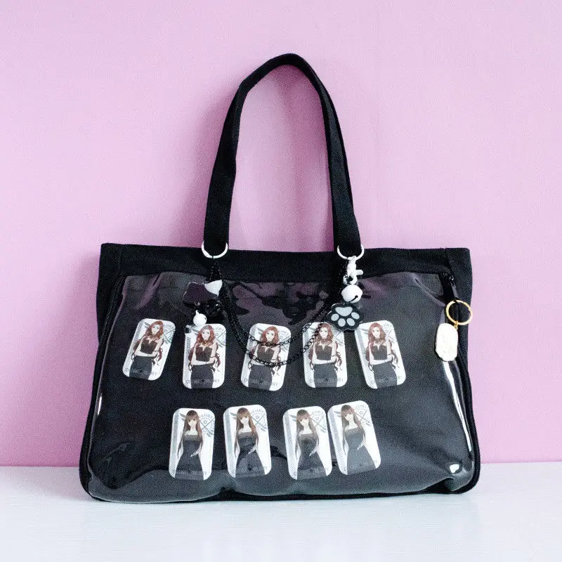 Japanese Sweet Lolita Small Fresh Harajuku Canvas Handbag Shoulder Bag JK Itabag Cosplay