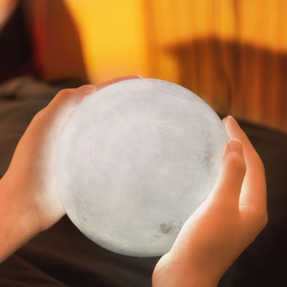 Tooarts Moon Figurine Valentine's Day Gift 3D Printed LED Light Modern Art Home Decor Craft For | Дом и сад