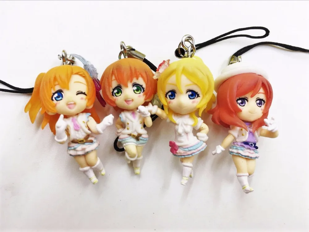 Love Live Kotori аниме брелок Нико Рин Уми Маки Чика Рико Йоши куникида Канан резиновый ремешок/телефон шарм G438