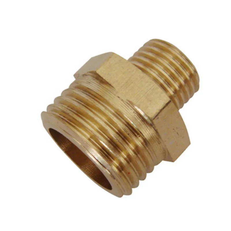 1/4 &quotMale x 1/2&quot Male BSP Латунная Труба Шестигранная ниппельная арматура Быстрый