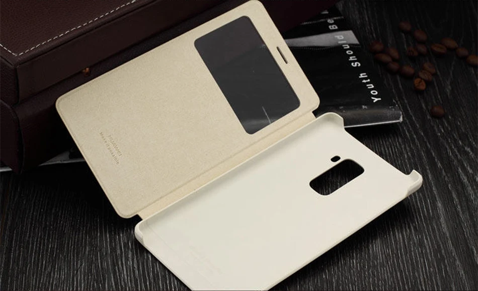 Чехол-книжка для huawei mate S, чехол с умным окошком, роскошный чехол для huawei mate S из искусственной кожи, защитный чехол-подставка для сна