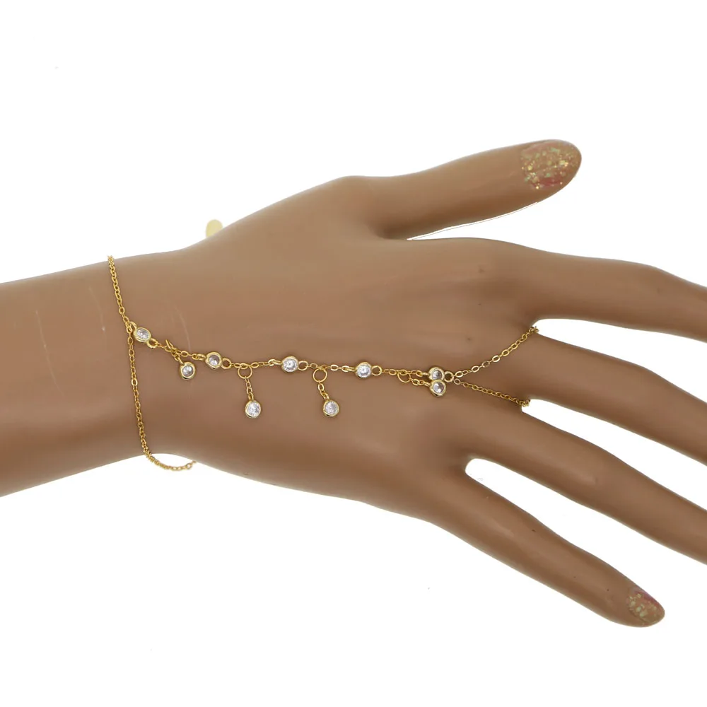 Изысканное Стерлинговое Серебро 925 пробы модные сверкающие крошечные cz ручной