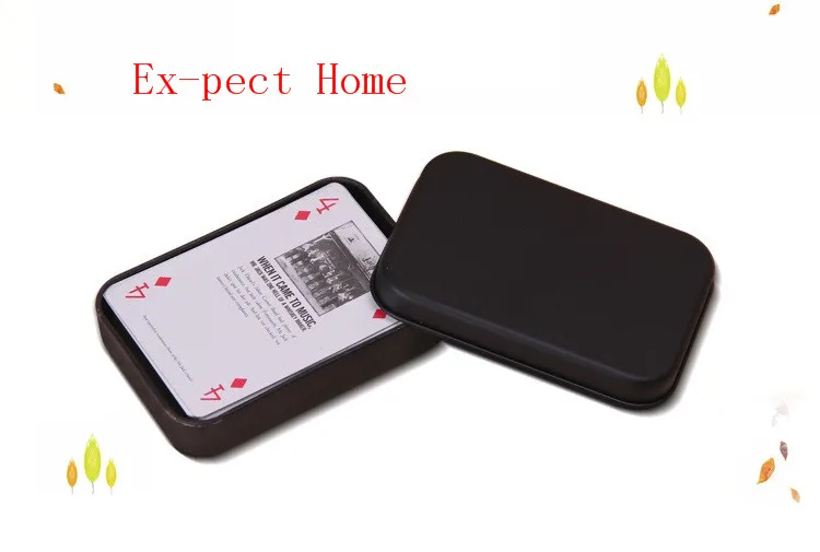 100 шт. мини подарочная коробка из жести небольшые пустые Черный металлический