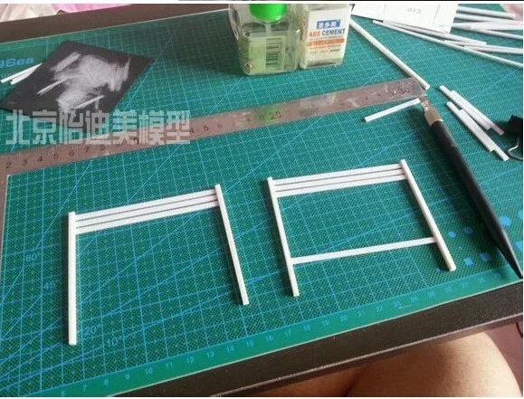 100 шт./лот диаметр 1,5 мм ABS Круглый Стержень DIY Ручная конструкция песок стол Модель ABS Твердые палочки