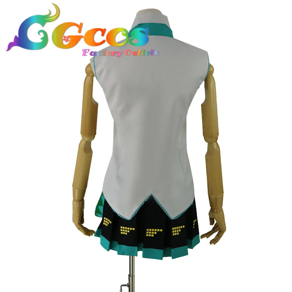 CGCOS Бесплатная доставка Косплей Костюм Вокалоид Хацунэ Мику Новый в наличии