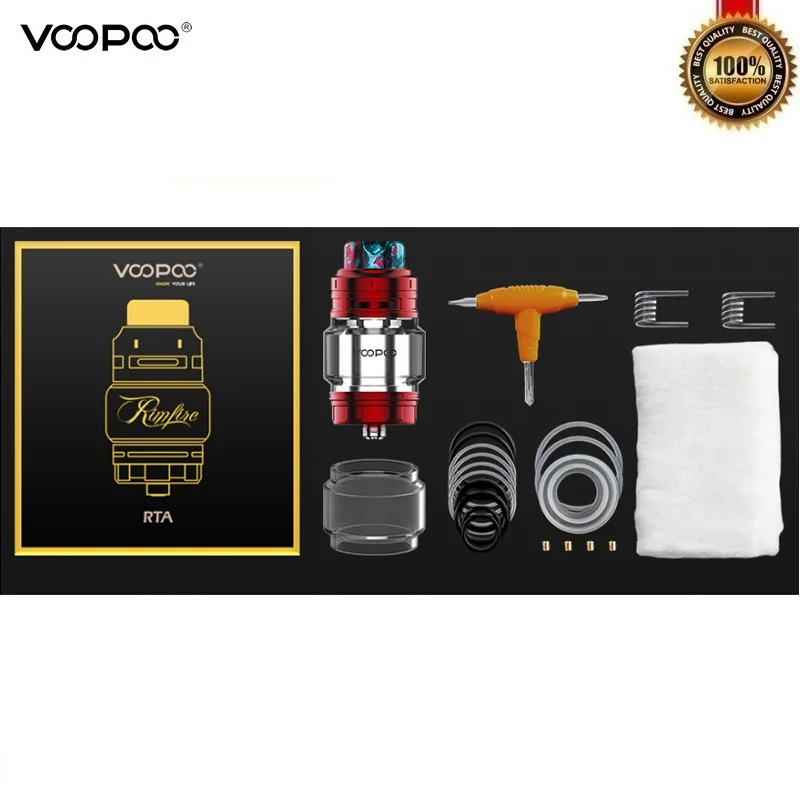 Оригинальный VOOPOO Rimfire RTA Vape бак 30 мм 5 мл электронная сигарета атомайзер VS Geekvape Zeus