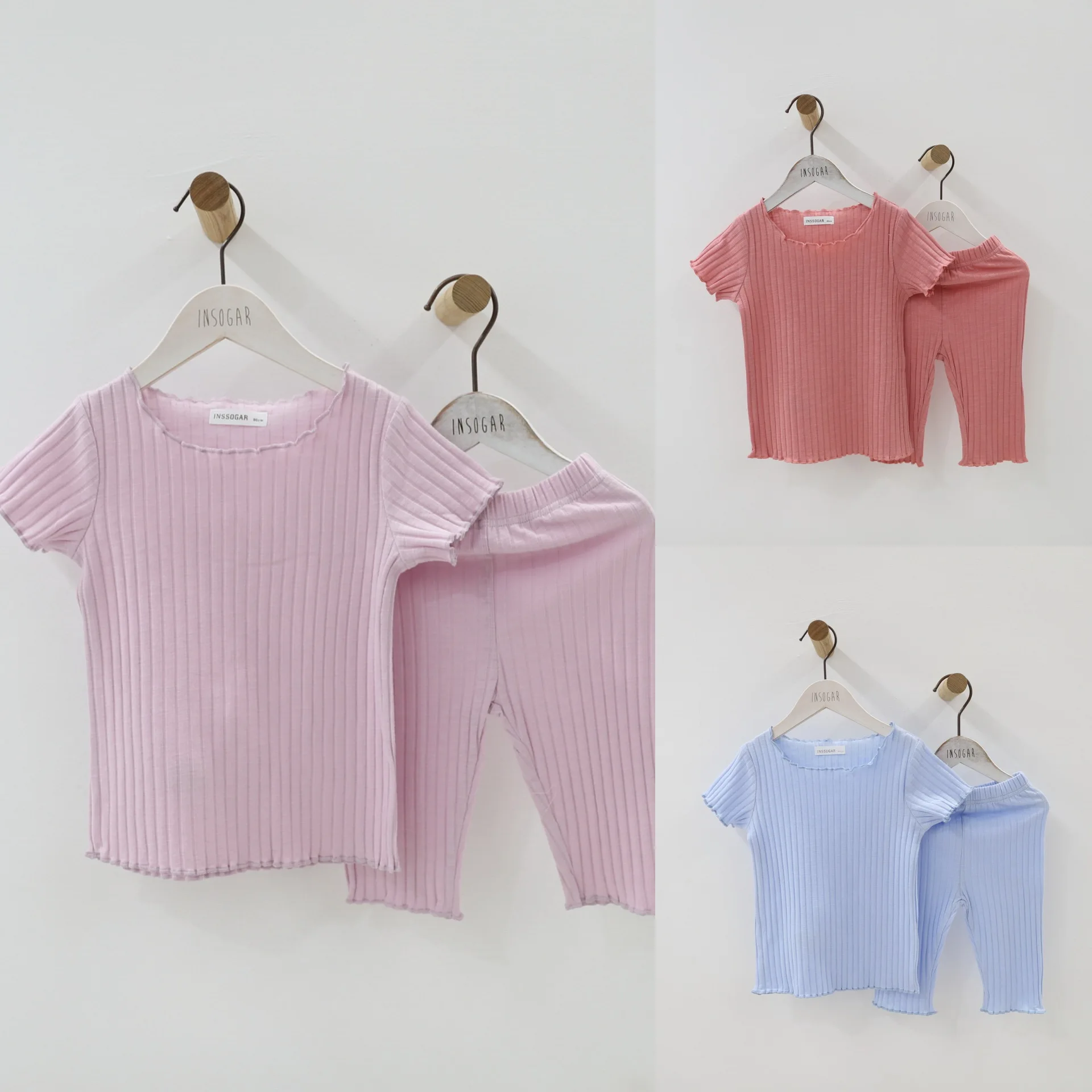Toddler Thanksgiving Outfits Children's Pajamas Set Girls Fungus Secret Side Vest Suit 2020 Summer New Cotton Coat | Детская одежда