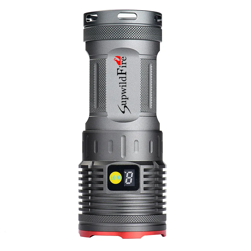 Supwildfire 35000LM 12 х XM-L T6 LED Мощность Цифровой Дисплей Охота Flashligt