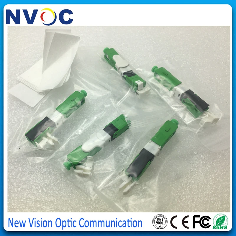 1000 шт./лот горячая Распродажа механический быстрый холодный разъем FTTH SC/APC SM