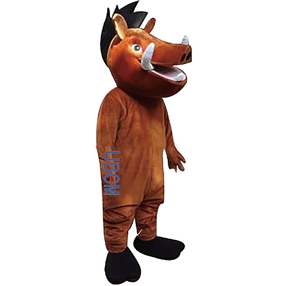 Коричневый костюм-талисман Король Лев Pumbaa | Тематическая одежда и униформа