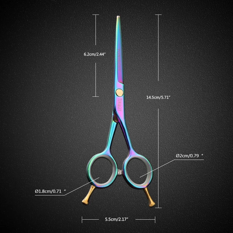TONIGUY 5 дюймов резка филировочные ножницы салон парикмахерский набор из
