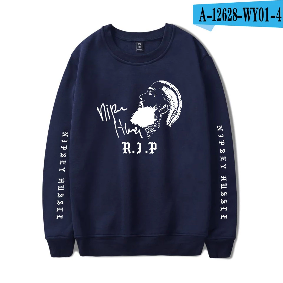 Толстовка Rep Nipsey Hussle Женская/мужская повседневная весенняя одежда новая горячая распродажа монолитные толстовки с длинными рукавами принт плюс размер - Цвет: Бургундия