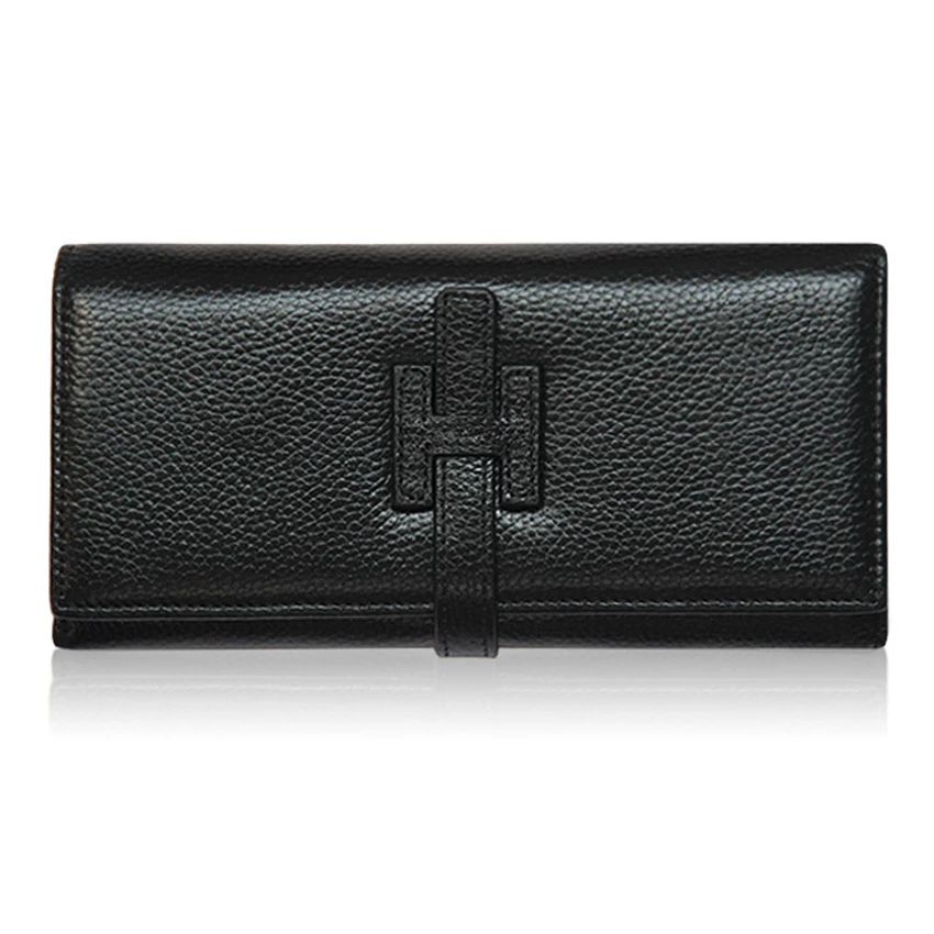 GENMEO Genuine Leather Wallets Women Clutch Money Bag Sexy Female Wallet Ladies Coin Purse with Card Holder Bolsa | Багаж и сумки