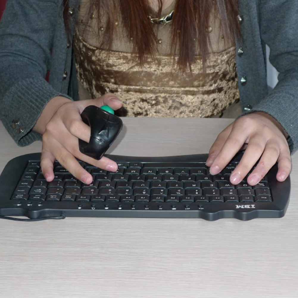 

Wireless 2.4G Air Mouse Handheld Trackball Mouse Mini USB Optical Trackball Mice 1000DPI for PC laptop 10M Receiving Range