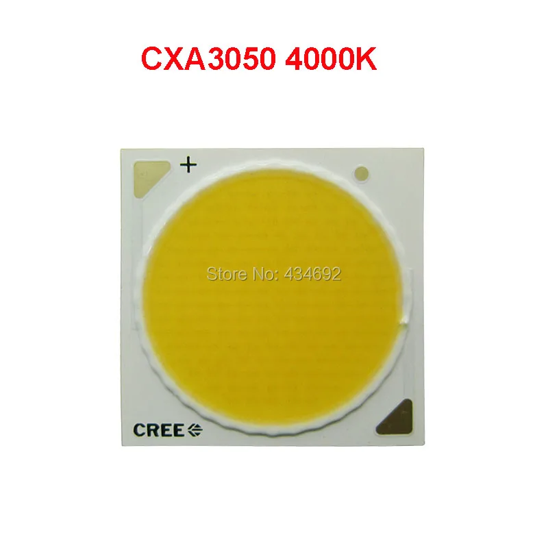 Cree CXA3050 CXA 3050 COB светодиодные лампы светильники 4000 K 3500 K 3000 K CRI75 CRI80; большие размеры 36-42 V 2500MA высокое Мощность светодиодных светильников