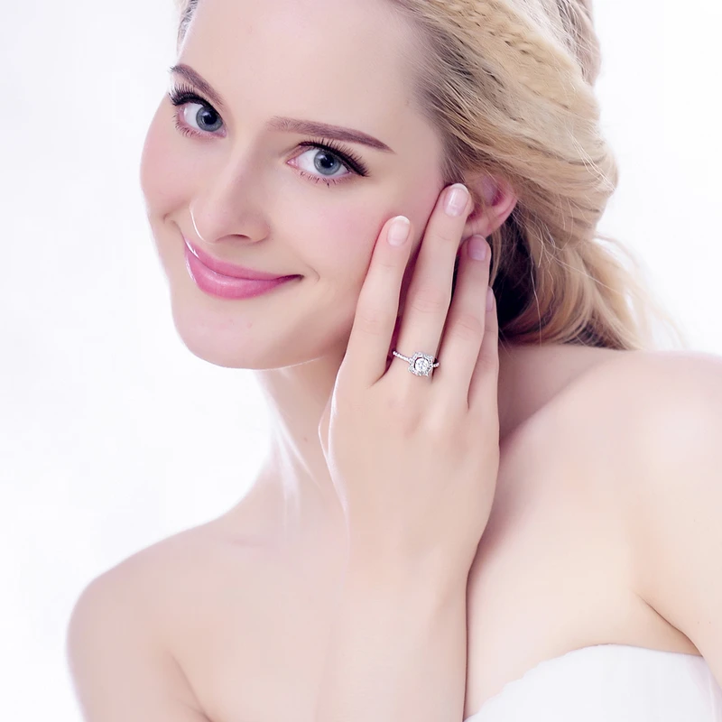 LZESHINE новейшие обручальные кольца женские дизайнерские Серебристый цвет ААА