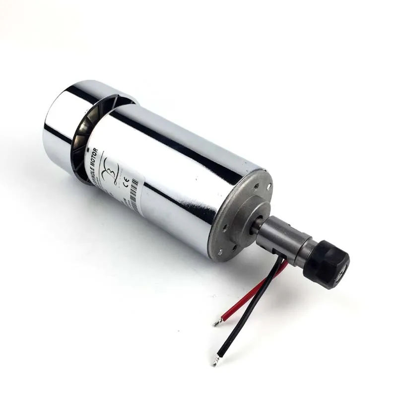 

400W Mini Spindle motor , DC12-48V ER11,12000rpm, Engraving milling grind air-cooling spindle motor/ ER11 spindle motor