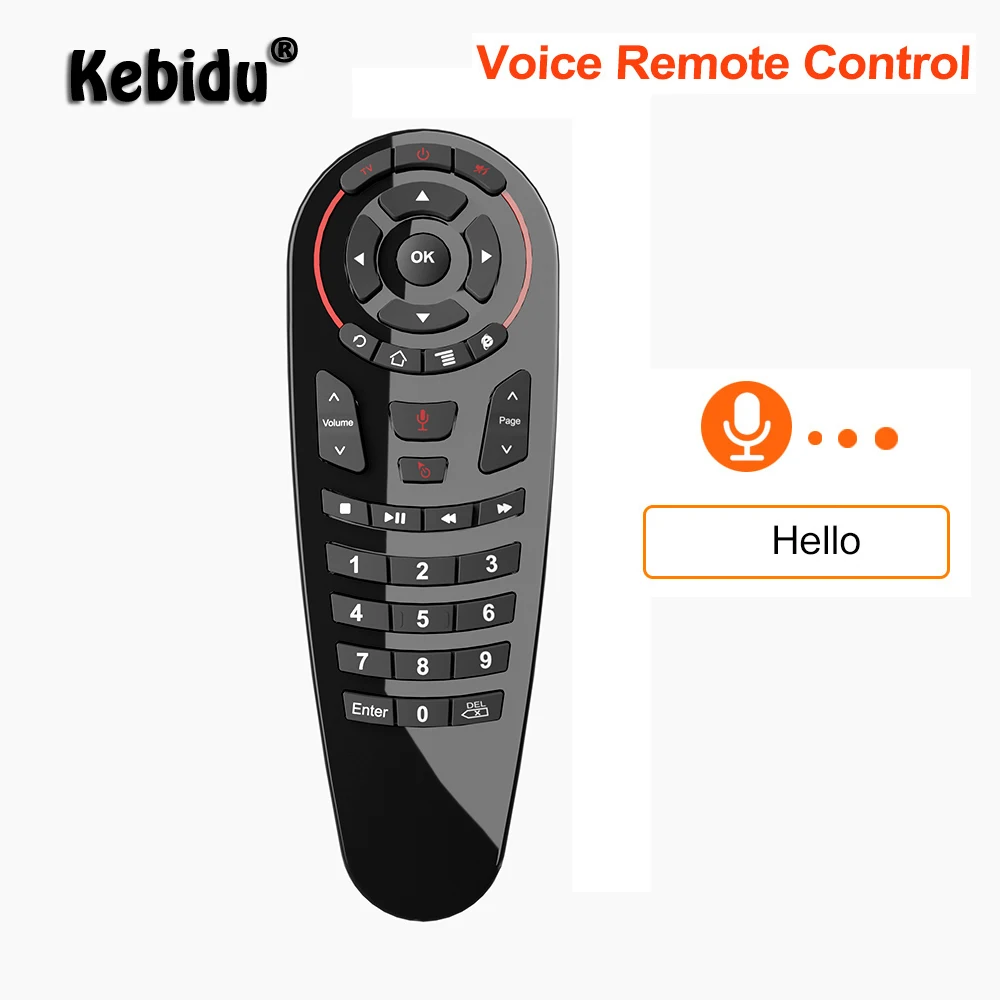 G30S Remote Control 2.4G Wireless Voice Air Mouse 33 Keys IR Learning Gyro Sensing Smart Remote For Game Android Tv Box