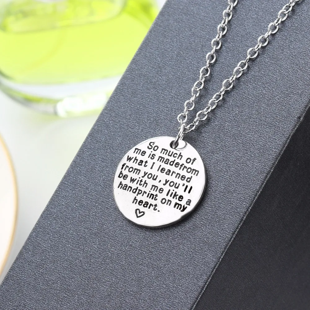 Ожерелье для учителя так много из меня сделано в виде сердца подвеска цепочка