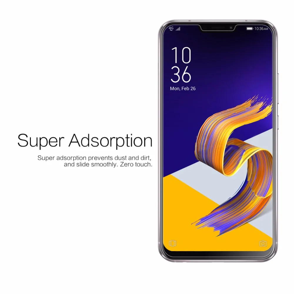 Защитная пленка Nillkin для Asus Zenfone 5 2018 прозрачная/Матовая Мягкая Пластиковая ZE620KL не