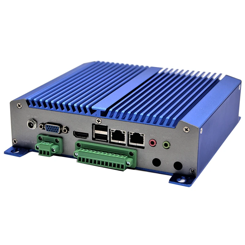 Промышленный Встраиваемый компьютер 9 36 в мини ПК D2550 n2800 Win10 Linux 2 LAN 6Com