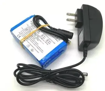 12v 7000 мА/ч, 7ah литий-ионная аккумуляторная батарея с 2A зарядное устройство для динамик светодиодный светильник