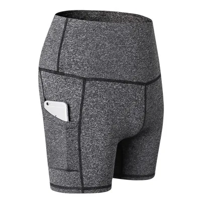 Dark Grey Спортивные шорты женские шорты для тренажерного зала женские компрессионные шорты с высокой талией женские спортивные короткие леггинсы велосипедная Спортивная одежда для женщин - Цвет: Dark Grey