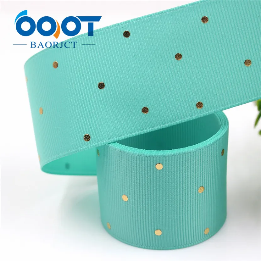 I-19407-880 OOOT BAORJCT I-19407-862, 38 мм, 10 ярдов сплошной цвет точка горячего тиснения корсажные ленты, лук колпачок DIY аксессуары украшения - Цвет: I-19407-880