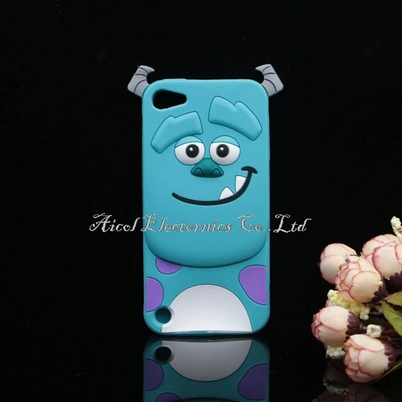 3D чехол с рисунком стежка для Apple iPod Touch 5 5th Touch6 6th милый чехол с котом Тигр Салли лошадь мягкие чехлы для телефонов