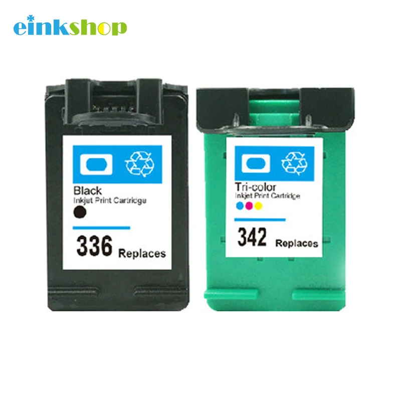 Совместимый чернильный картридж einkstore для hp 336 342 Подходит принтеров HP Deskjet 5440 5420 PSC